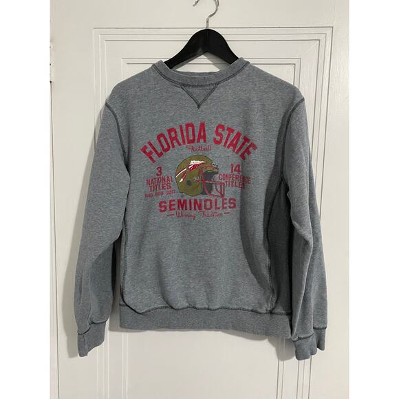 Florida State University Seminoles Football Crewneck Size Small - Picture 1 of 5